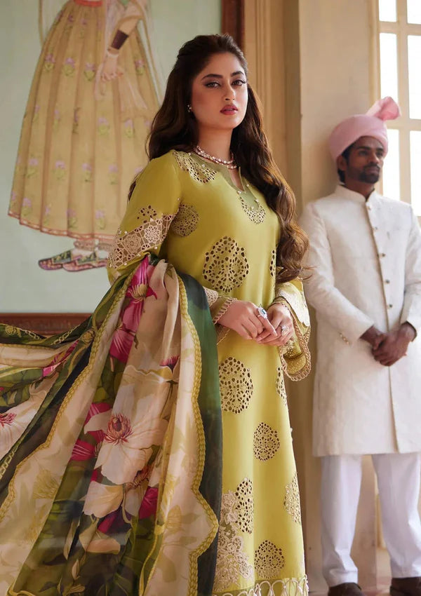 Elaf Luxury Chikenkari Embroidered Lawn 3Pc Suit