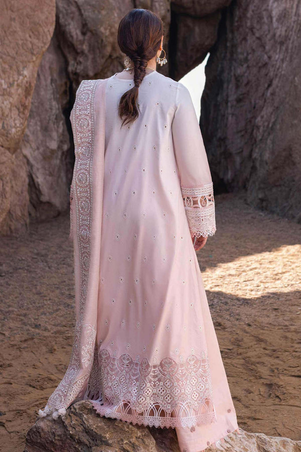 Qalamkar 3PC Unstitched Luxury Lawn Chikenkari Heavy Embroidered Suit